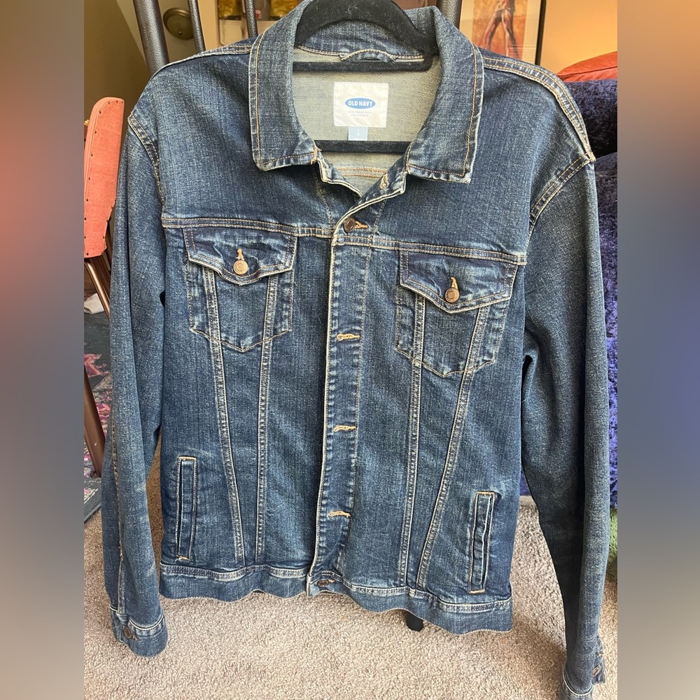 Old Navy Denim Jacket Men’s LG